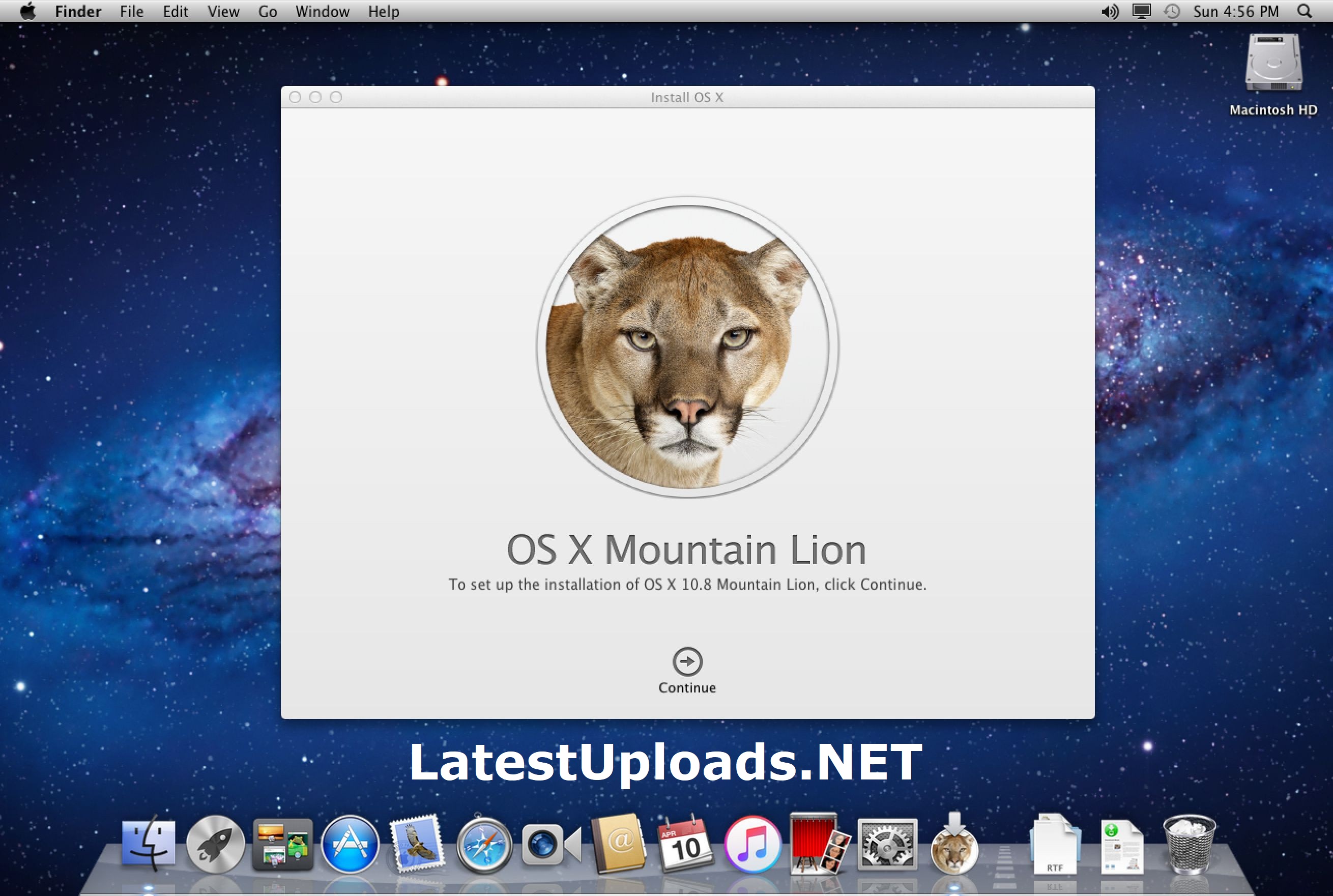 install osx from dmg